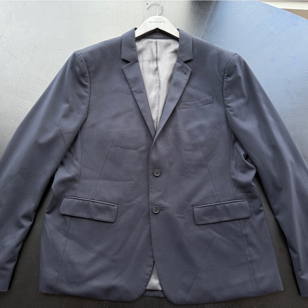 AllSaints Navy Blazer